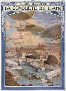 The Conquest of Air, omslagsillustrasjon for 